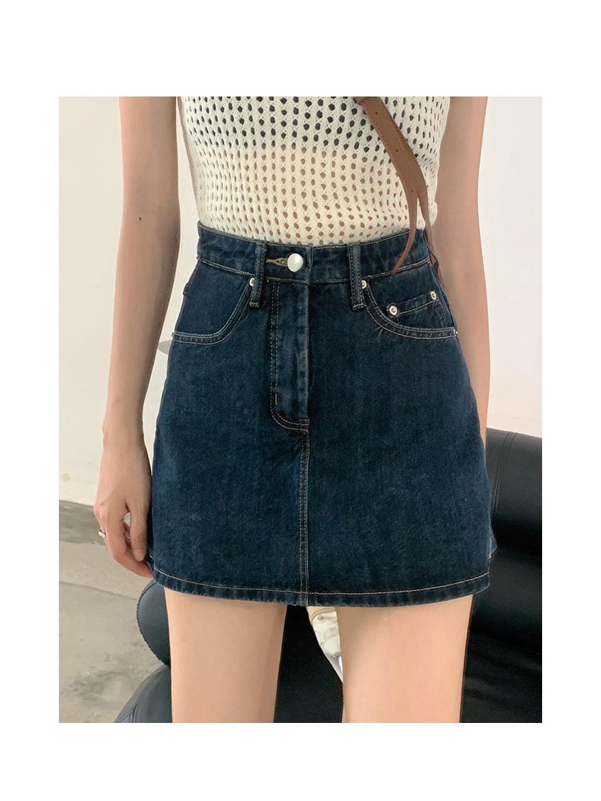Plus Size High Waist Denim A-Line Mini Skirt - Anti-Exposure Summer Fashion for Women 2XL синий
Plus Size High Waist Denim A-Line Mini Skirt - Anti-Exposure Summer Fashion for Women 2XL синий