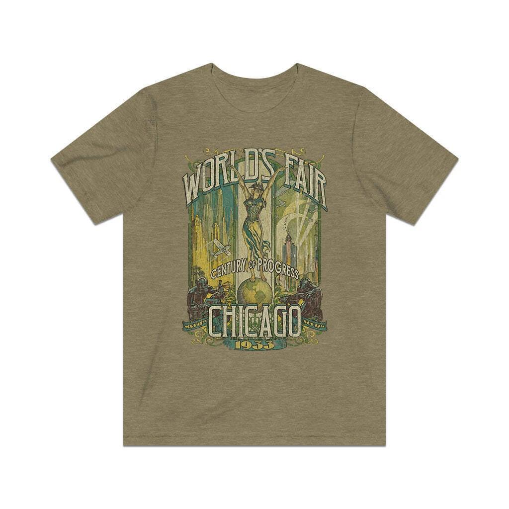 Chicago World s Fair 1933 Vintage Men s T shirt M
Chicago World s Fair 1933 Vintage Men s T shirt M