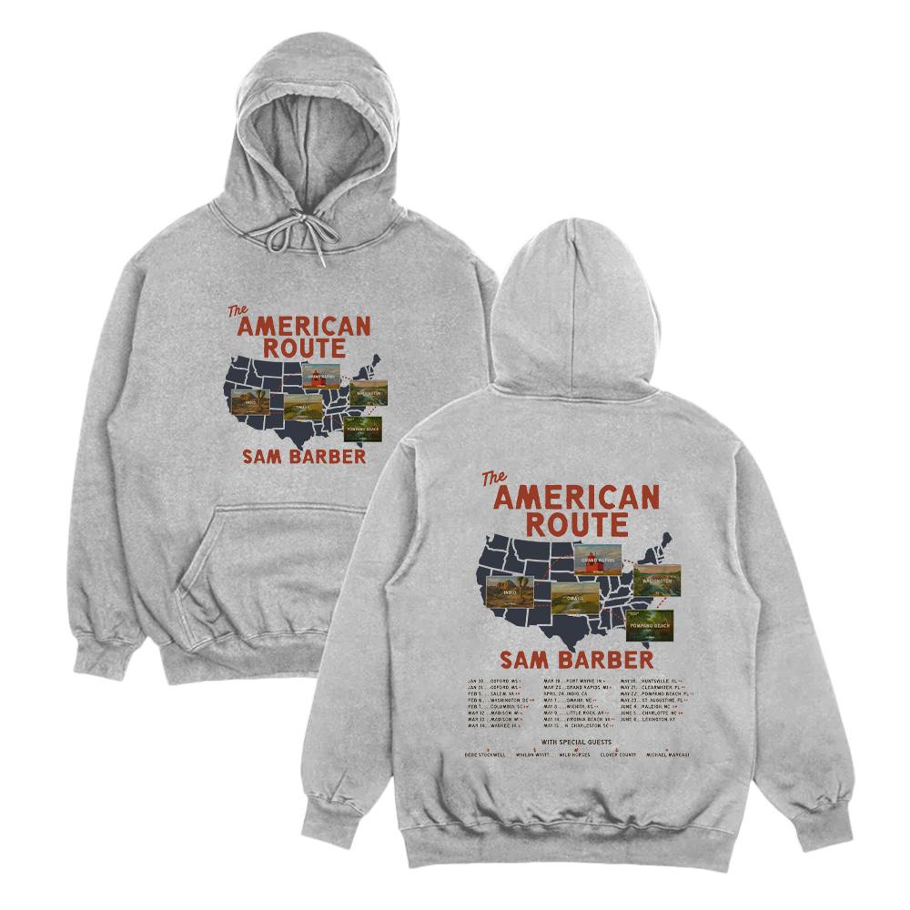 Сем Барбер American Route Tour 2026 Худі Музичний З Довгим Рукавом Пуловер Осінь Зима Мода Повсякденний Одяг Жінки Чоловіки Толстовка L сірий колір
Сем Барбер American Route Tour 2026 Худі Музичний З Довгим Рукавом Пуловер Осінь Зима Мода Повсякденний Одяг Жінки Чоловіки Толстовка L сірий колір