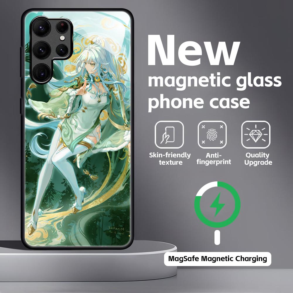 genshin impact Zibai Phone Case For Samsung S26 S25 S24 S23 S22 S21 Plus Ultra Note20 Glass Magnetic Case Galaxy S23 Ultra
genshin impact Zibai Phone Case For Samsung S26 S25 S24 S23 S22 S21 Plus Ultra Note20 Glass Magnetic Case Galaxy S23 Ultra