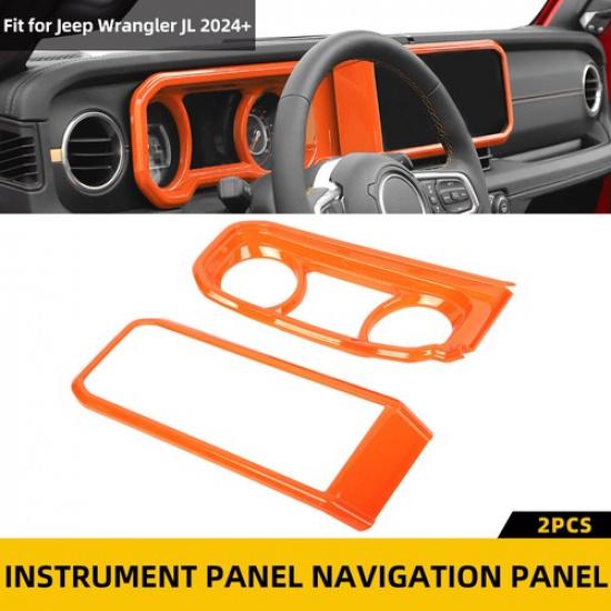 For Jeep Wrangler JL JT 2024+ Orange Dashboard trument Navigation Bezel Cover
For Jeep Wrangler JL JT 2024+ Orange Dashboard trument Navigation Bezel Cover
