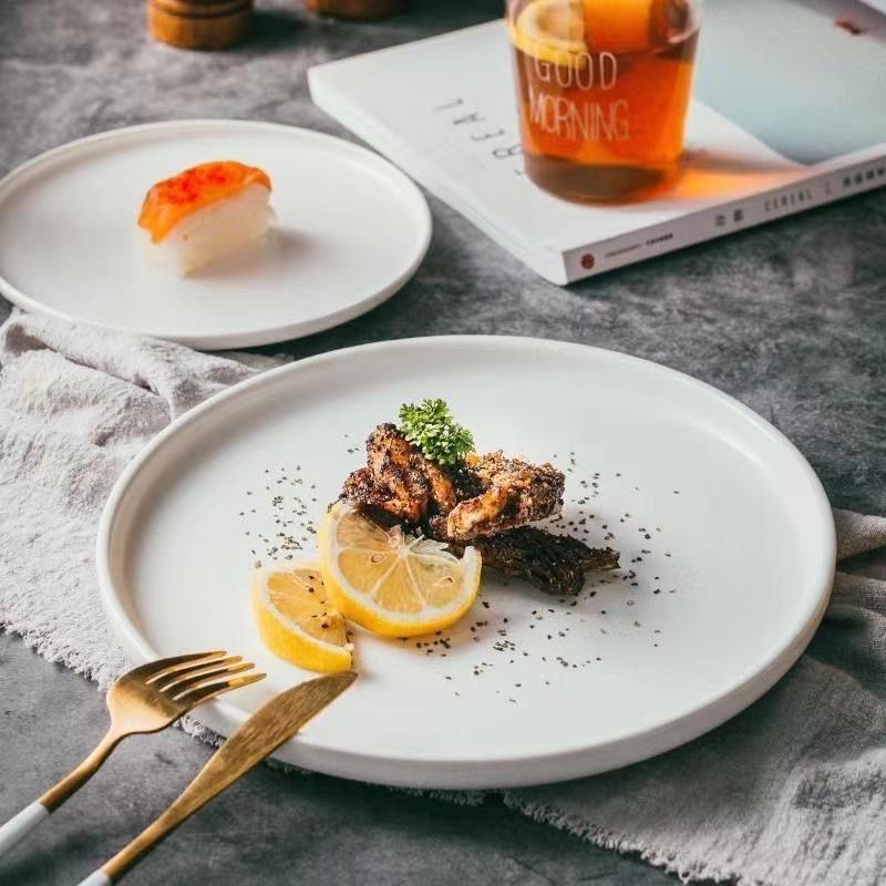 4Pcs White Ceramic Dinner Plate, 8-inch Western Dessert Salad Steak Plate, Ceramic Dishes Home Kitchen Set
4Pcs White Ceramic Dinner Plate, 8-inch Western Dessert Salad Steak Plate, Ceramic Dishes Home Kitchen Set