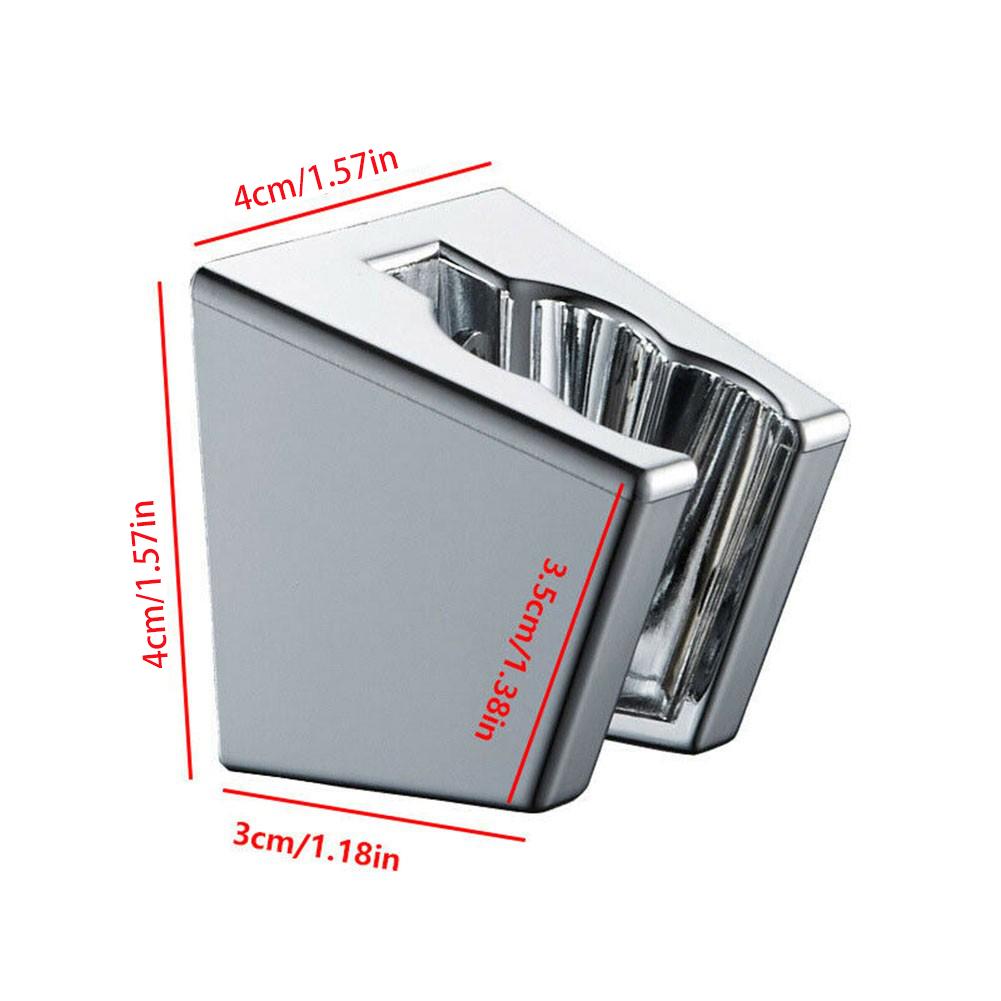 Adjustable Bathroom Shower Handset Holder Head Chrome Wall Mount Shower Mounting Brackets Silver Bathroom Accessories
Adjustable Bathroom Shower Handset Holder Head Chrome Wall Mount Shower Mounting Brackets Silver Bathroom Accessories