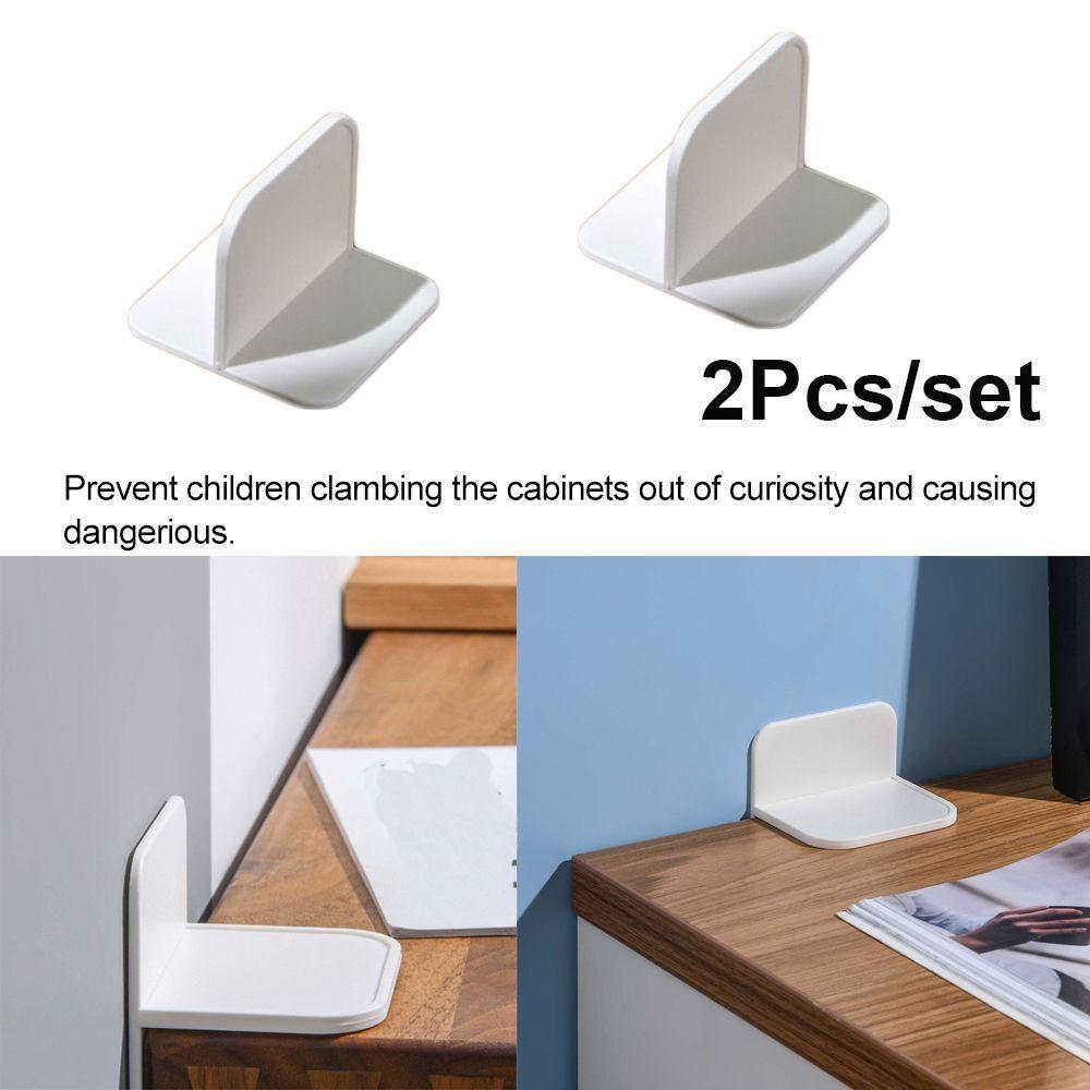 Anti-overturning Fixed Clip Anti-tip Wall Holder Furniture Stabilizer Self-Adhesive Cabinet Lock
Anti-overturning Fixed Clip Anti-tip Wall Holder Furniture Stabilizer Self-Adhesive Cabinet Lock