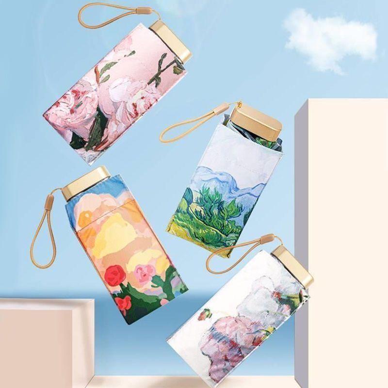 Mini Sun Umbrella Rose Oil Painting Small Pocket Rain Umbrella Folding Umbrella UV Ultraviolet Protection Sun Shade Parasol
Mini Sun Umbrella Rose Oil Painting Small Pocket Rain Umbrella Folding Umbrella UV Ultraviolet Protection Sun Shade Parasol