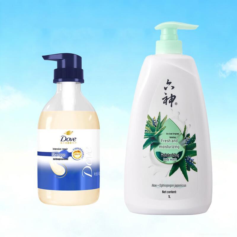 Dove Shampoo & Liu Shen Shower Gel Bundle
Dove Shampoo & Liu Shen Shower Gel Bundle