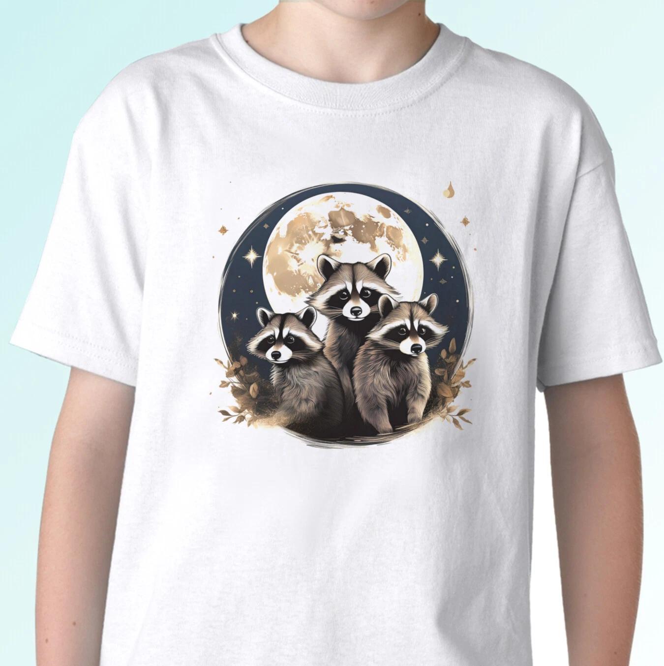 Racoon kids boys T-Shirt animal family top moon art tee gift s s kids baby sizes 100
Racoon kids boys T-Shirt animal family top moon art tee gift s s kids baby sizes 100