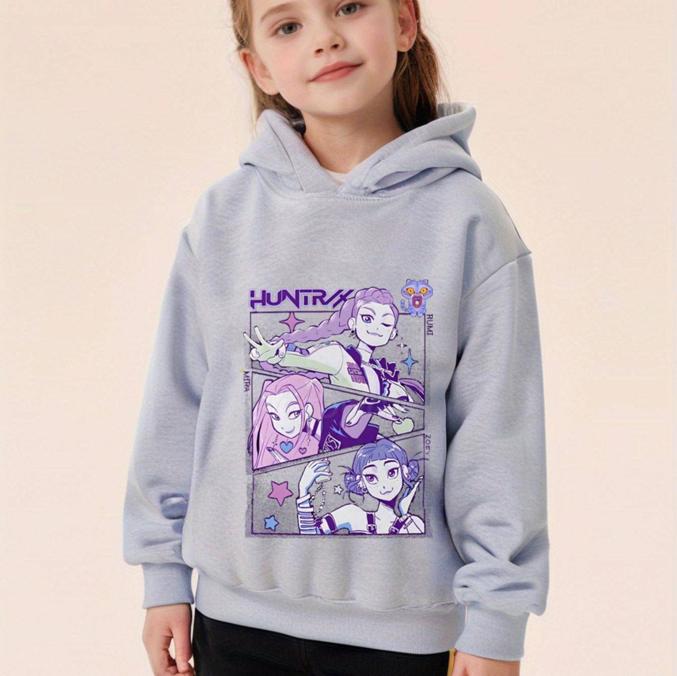 Одежда для маленькой девочки K-Pop Охотники на демонов Толстовка Девичья мода Повседневная толстовка Кино Новинка Детская K-Pop Охотники на демонов Толстовки с капюшоном 140
Одежда для маленькой девочки K-Pop Охотники на демонов Толстовка Девичья мода Повседневная толстовка Кино Новинка Детская K-Pop Охотники на демонов Толстовки с капюшоном 140