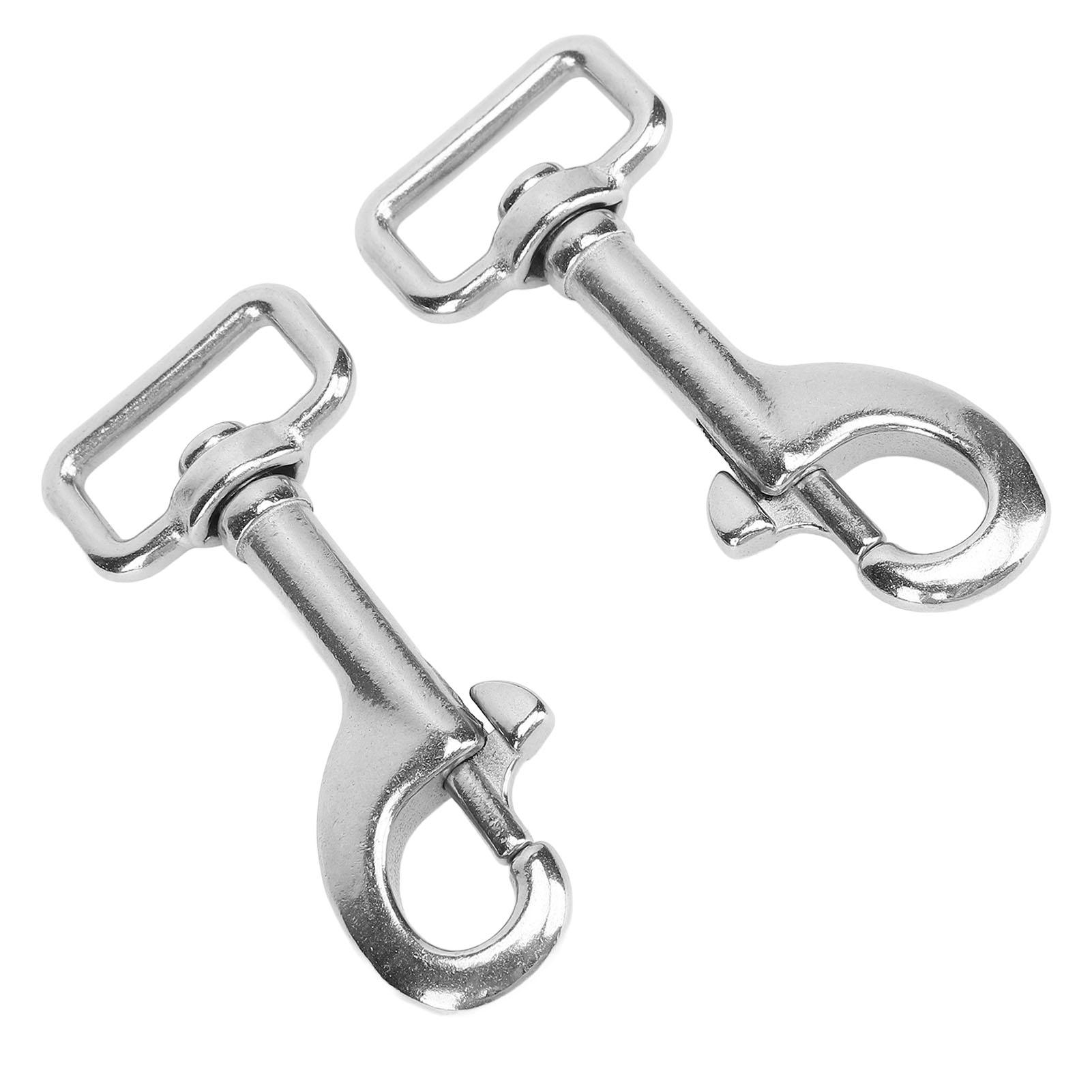 2PCS Eye Bolt Snap Hook Stainless Steel Multifunctional Single Ended Clip Hooks Square Eye Clasp Buckle for Diving Keychain
2PCS Eye Bolt Snap Hook Stainless Steel Multifunctional Single Ended Clip Hooks Square Eye Clasp Buckle for Diving Keychain