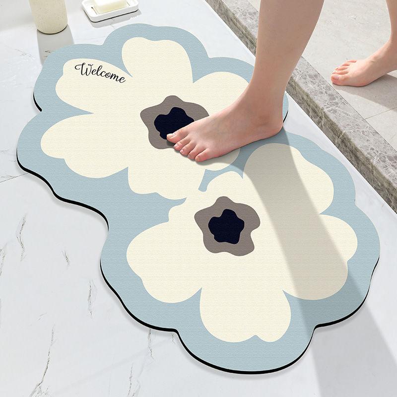 Bathroom Floor Mat Slip-resistant Toilet Floor Mat Premium Home Technology Velvet Door Rug Simple Toilet Entryway Carpet 40*60CM
Bathroom Floor Mat Slip-resistant Toilet Floor Mat Premium Home Technology Velvet Door Rug Simple Toilet Entryway Carpet 40*60CM