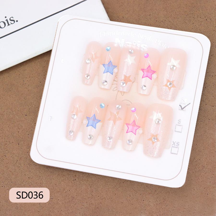 Elegant Pink & Blue Star French Nail Tips – 10-Piece Set for Pure Feminine Style X-Small Pink Blue Stars
Elegant Pink & Blue Star French Nail Tips – 10-Piece Set for Pure Feminine Style X-Small Pink Blue Stars