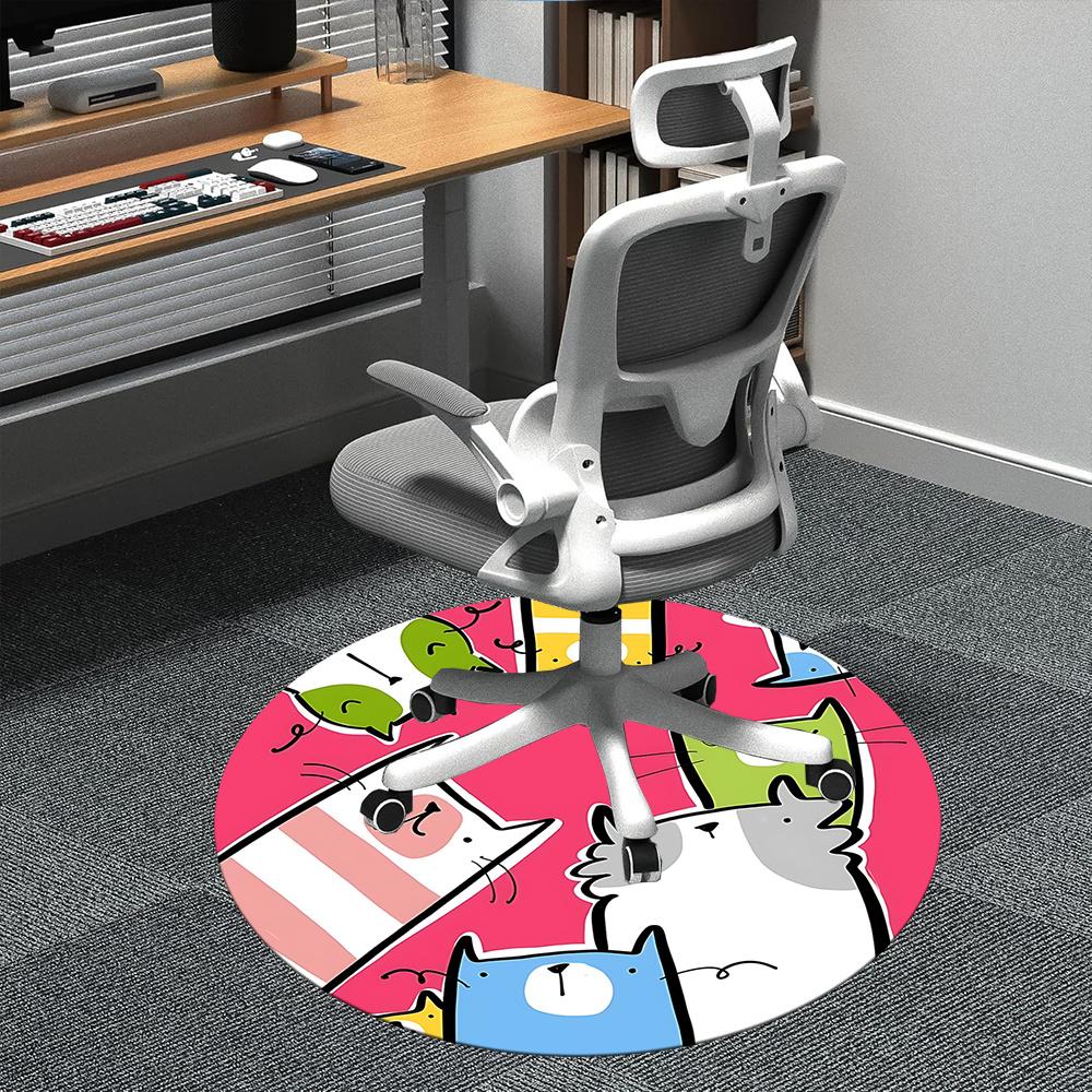 1pc Cat Family Office Round Area Rug, Indoor Mat Suitable ForOffice, Under Office Chairs Bedroom Living Room Home Decor, Room Deco 112 80cm by 80cm
1pc Cat Family Office Round Area Rug, Indoor Mat Suitable ForOffice, Under Office Chairs Bedroom Living Room Home Decor, Room Deco 112 80cm by 80cm