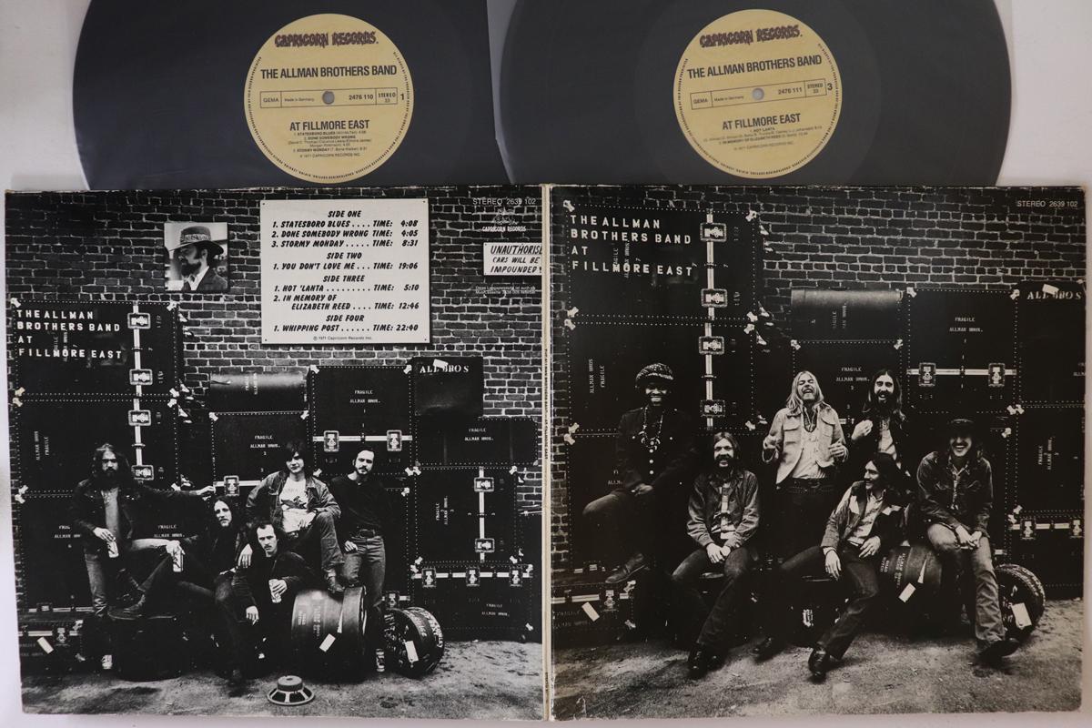 LP Record ALLMAN BROTHERS BAND At Fillmore East 2639102 CAPRICORN 1976 Germany Rock Used
LP Record ALLMAN BROTHERS BAND At Fillmore East 2639102 CAPRICORN 1976 Germany Rock Used