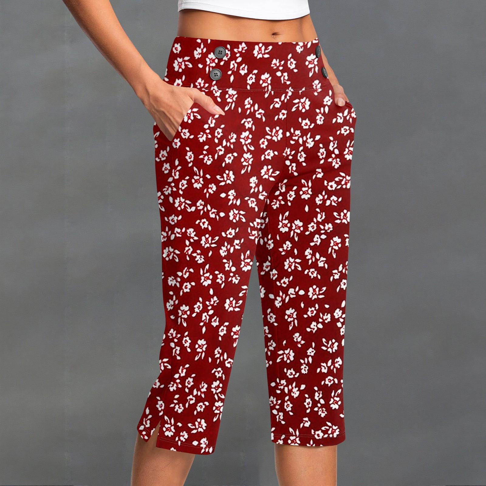 Женские винтажные брюки с цветочным принтом, на пуговицах, с карманами, с разрезом, с высокой талией, спортивные, для йоги, повседневные XL винный
Женские винтажные брюки с цветочным принтом, на пуговицах, с карманами, с разрезом, с высокой талией, спортивные, для йоги, повседневные XL винный