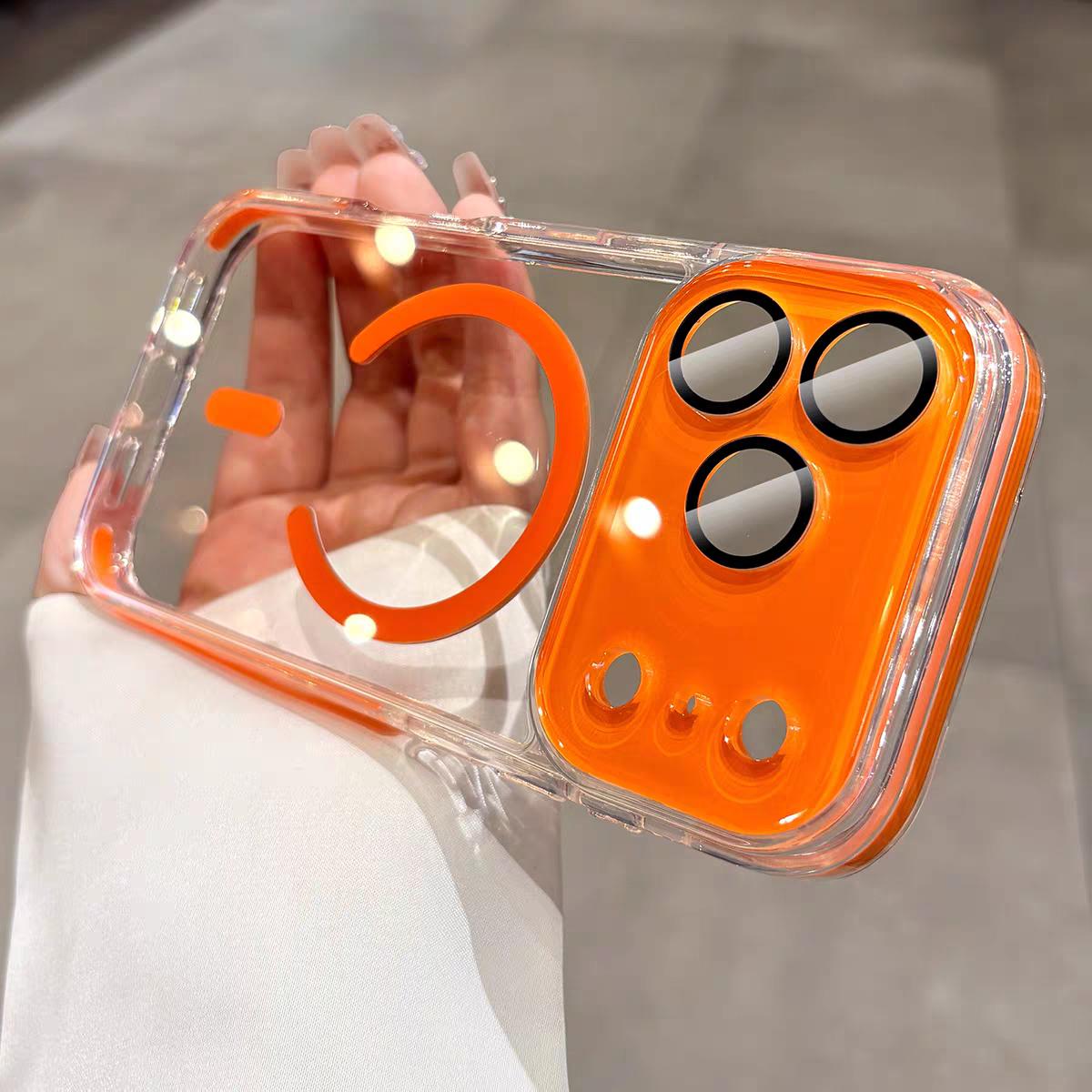 HD Clear Glass Camera Protect Anti Drop Phone Case For iPhone 17 Air 16 Plus 14 15 13 Pro Max For Magsafe Magnetic Charge Cover iPhone 13 помаранчевий
HD Clear Glass Camera Protect Anti Drop Phone Case For iPhone 17 Air 16 Plus 14 15 13 Pro Max For Magsafe Magnetic Charge Cover iPhone 13 помаранчевий