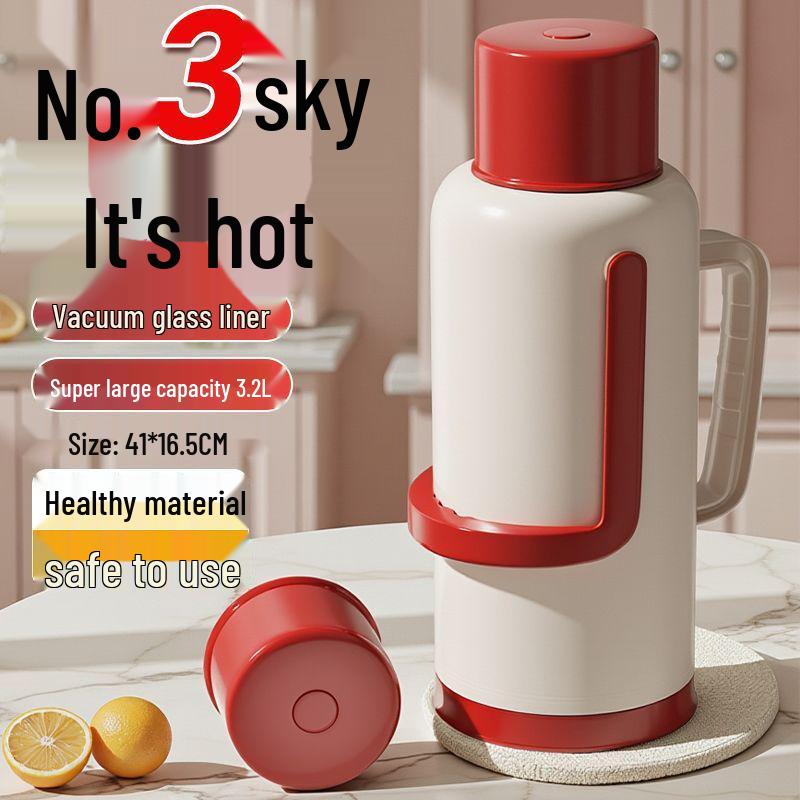 3.2L Large Capacity Drop-proof Insulated Thermos Flask for Dorms and Households
3.2L Large Capacity Drop-proof Insulated Thermos Flask for Dorms and Households
