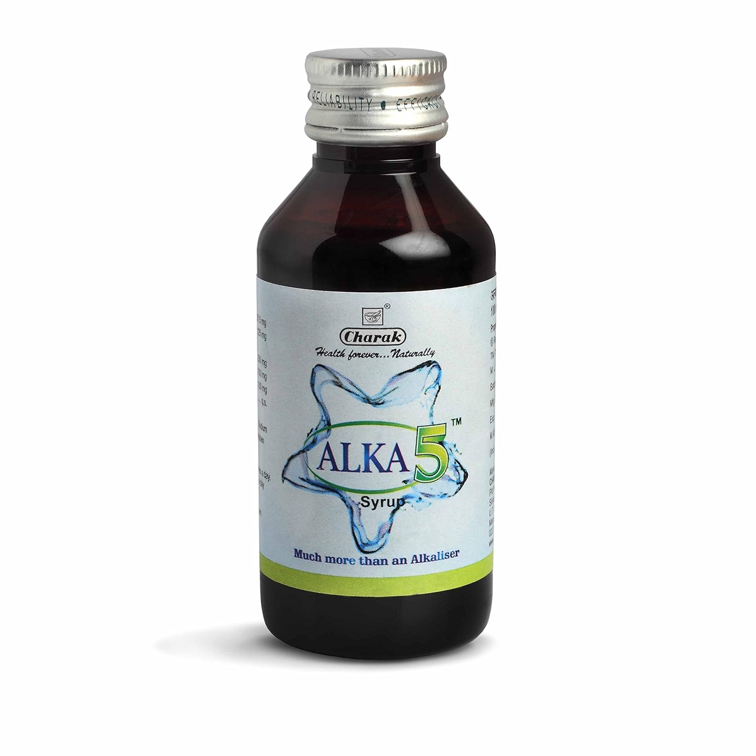 Charak Pharma Alka-5 Herbal Urinary Alkalizer Syrup 100 Ml x Pack Of 2 Daily Urinary Care Liquid Traditional Herbal Wellness Formula
Charak Pharma Alka-5 Herbal Urinary Alkalizer Syrup 100 Ml x Pack Of 2 Daily Urinary Care Liquid Traditional Herbal Wellness Formula