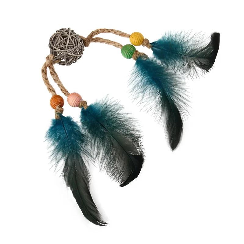 Cat Toys Rattan Balls Grinding Teeth Grinding Claw Feather Bells Pet Toys Pet Products
Cat Toys Rattan Balls Grinding Teeth Grinding Claw Feather Bells Pet Toys Pet Products