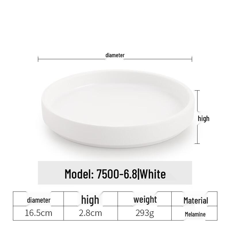 Morona Melamine Round Shallow Dish Plate
Morona Melamine Round Shallow Dish Plate