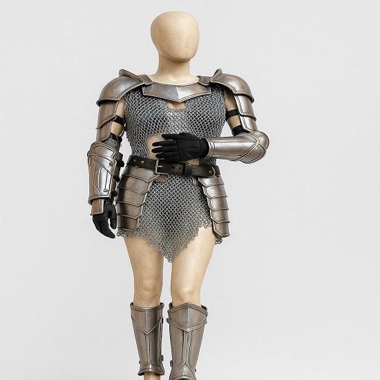 Средневековый костюм доспехов ручной работы Стальной рыцарь Храбрая леди Металлические доспехи Костюм
Средневековый костюм доспехов ручной работы Стальной рыцарь Храбрая леди Металлические доспехи Костюм