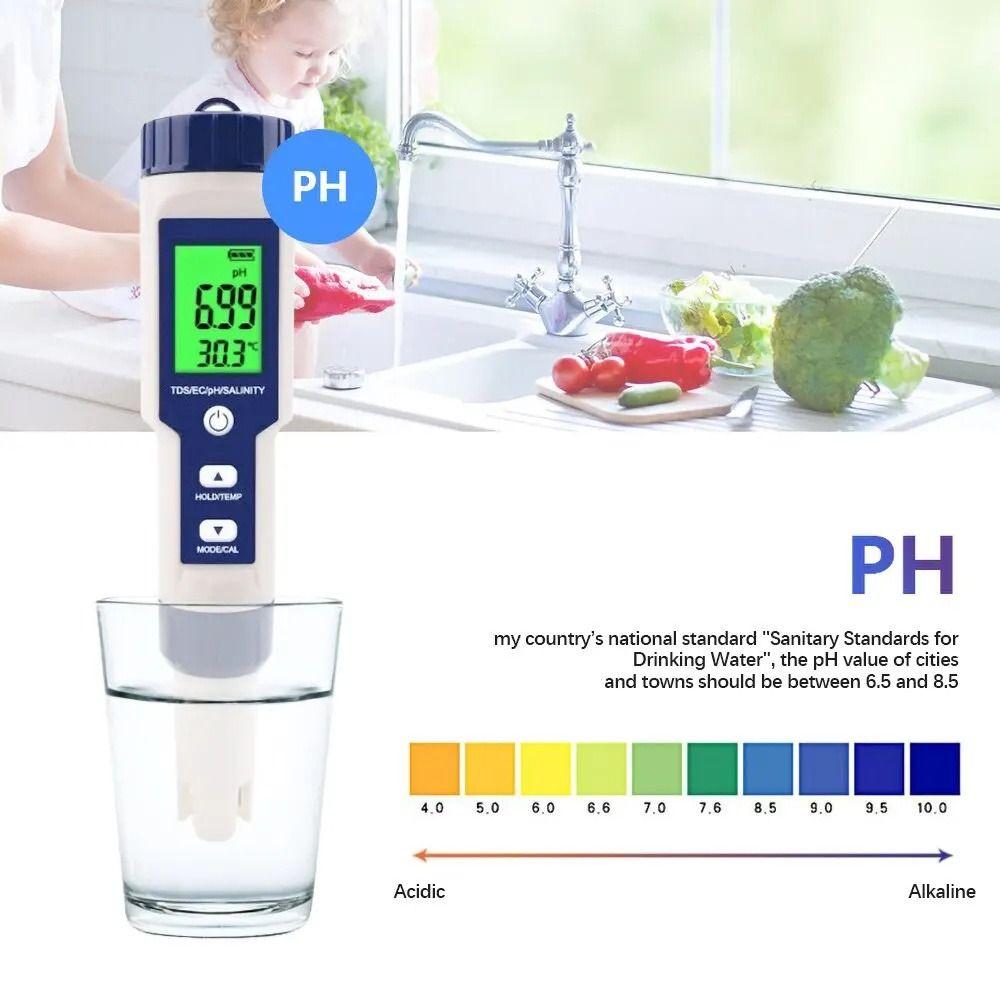 Water Purity Water Quality Tester Pure Water Temperature Tester Pen PH Tester Mineral Water No backlight
Water Purity Water Quality Tester Pure Water Temperature Tester Pen PH Tester Mineral Water No backlight