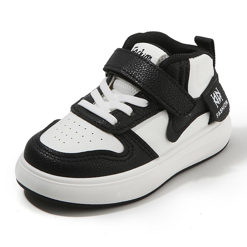 Children s Sneakers2026Spring and autumn new style boys white high-top shoes, girls casual shoes, soft-soled baby sneakers 21-26(One Hand Shot6Dou чорний
Children s Sneakers2026Spring and autumn new style boys white high-top shoes, girls casual shoes, soft-soled baby sneakers 21-26(One Hand Shot6Dou чорний