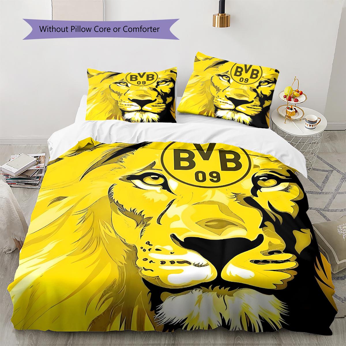 BVB Pattern Bedding,Quilt Set Quilt Cover Pillowcase Home Birthday Gift (1 * duvet cover + 2 * pillowcase, without core) 140x200cm
BVB Pattern Bedding,Quilt Set Quilt Cover Pillowcase Home Birthday Gift (1 * duvet cover + 2 * pillowcase, without core) 140x200cm