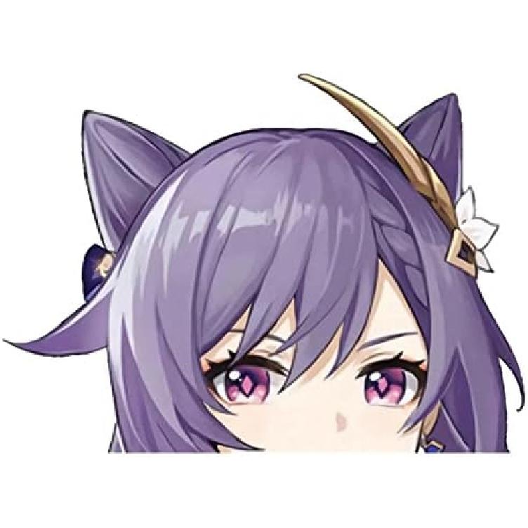 EARLFAMILY 5.1 for Keqing Peeker Car Sticker Anime Kawaii Cute Girl Window Bumper Trunk Decal JDM Van Cartoon Peeking Stickers Car Assessoires E
EARLFAMILY 5.1 for Keqing Peeker Car Sticker Anime Kawaii Cute Girl Window Bumper Trunk Decal JDM Van Cartoon Peeking Stickers Car Assessoires E