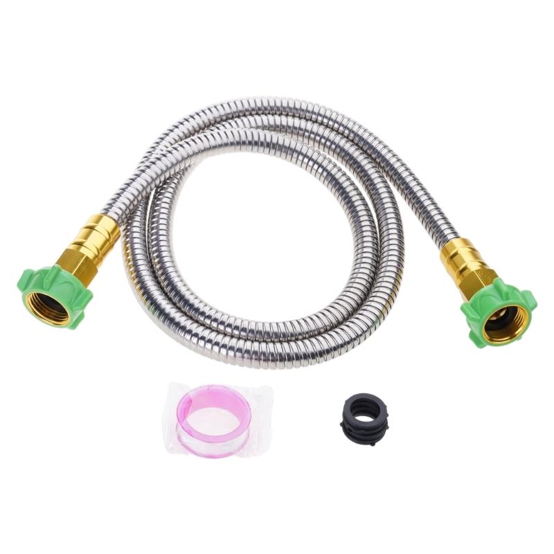 Leakproof Female to Male Leader Hose Short Garden Hose Extender Stainless Steel Garden Leader Hose Easy to Installation 1
Leakproof Female to Male Leader Hose Short Garden Hose Extender Stainless Steel Garden Leader Hose Easy to Installation 1