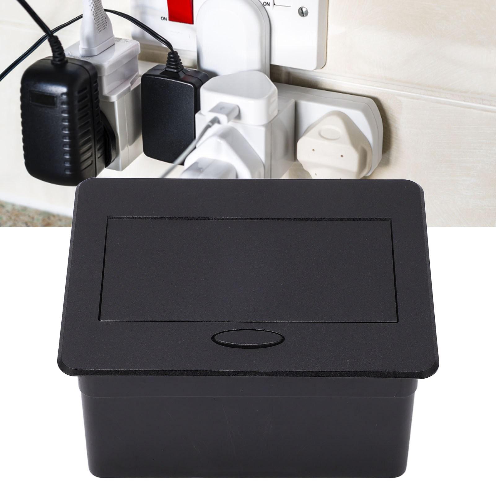 Concealed Table Outlet Power Strip 2 USB Ports Universal Bounce Desktop Socket 250V for Office School Office Outlet Supplies чорний
Concealed Table Outlet Power Strip 2 USB Ports Universal Bounce Desktop Socket 250V for Office School Office Outlet Supplies чорний