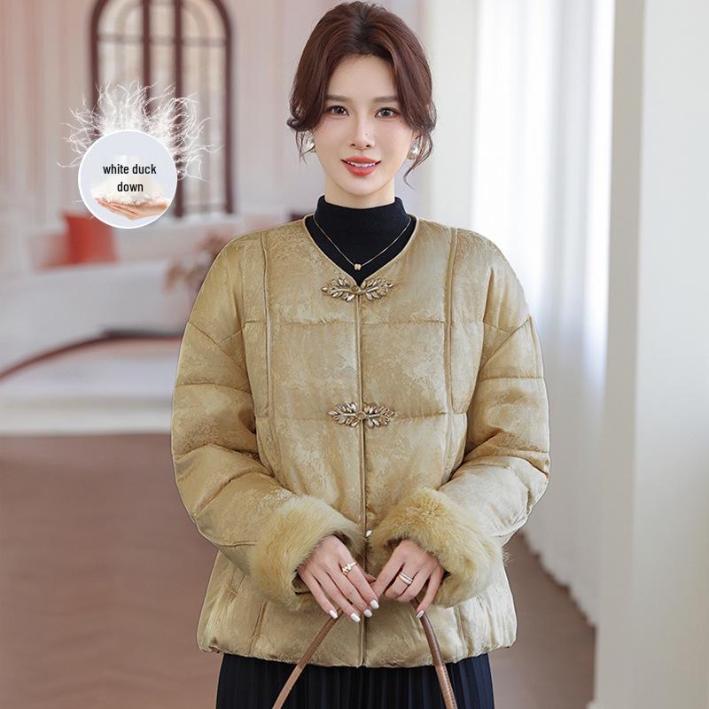 Mom s Winter Down Jacket: Stylish Short Coat for Middle-aged & Elderly Women, Thickened Warm Padded Jacket, 2025 Autumn/Winter L (For 80-110 jin) шампанського
Mom s Winter Down Jacket: Stylish Short Coat for Middle-aged & Elderly Women, Thickened Warm Padded Jacket, 2025 Autumn/Winter L (For 80-110 jin) шампанського