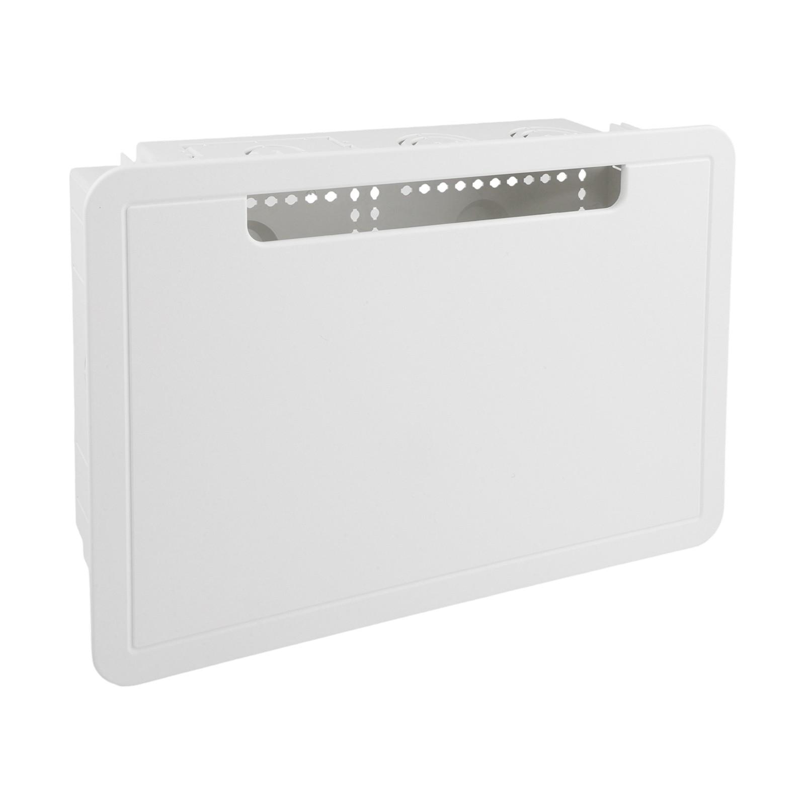 Recessed TV Outlet Box with Cable Management for Home Entertainment Systems
Recessed TV Outlet Box with Cable Management for Home Entertainment Systems