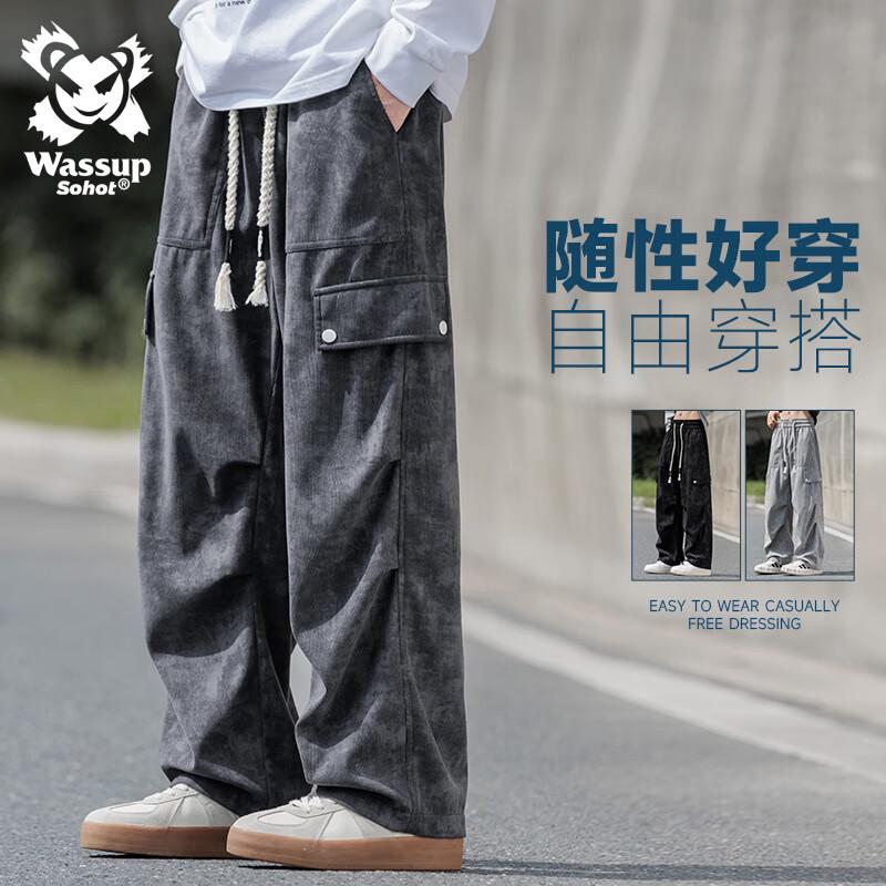 Wassup Sohot Men s Retro Casual Wide-Leg Work Pants 4XL
Wassup Sohot Men s Retro Casual Wide-Leg Work Pants 4XL
