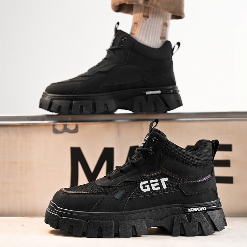 2024 autumn and winter new medium-top microfiber leather breathable Martin boots thick-soled outdoor tooling casual Chelsea leather boots men 39 чёрный
2024 autumn and winter new medium-top microfiber leather breathable Martin boots thick-soled outdoor tooling casual Chelsea leather boots men 39 чёрный