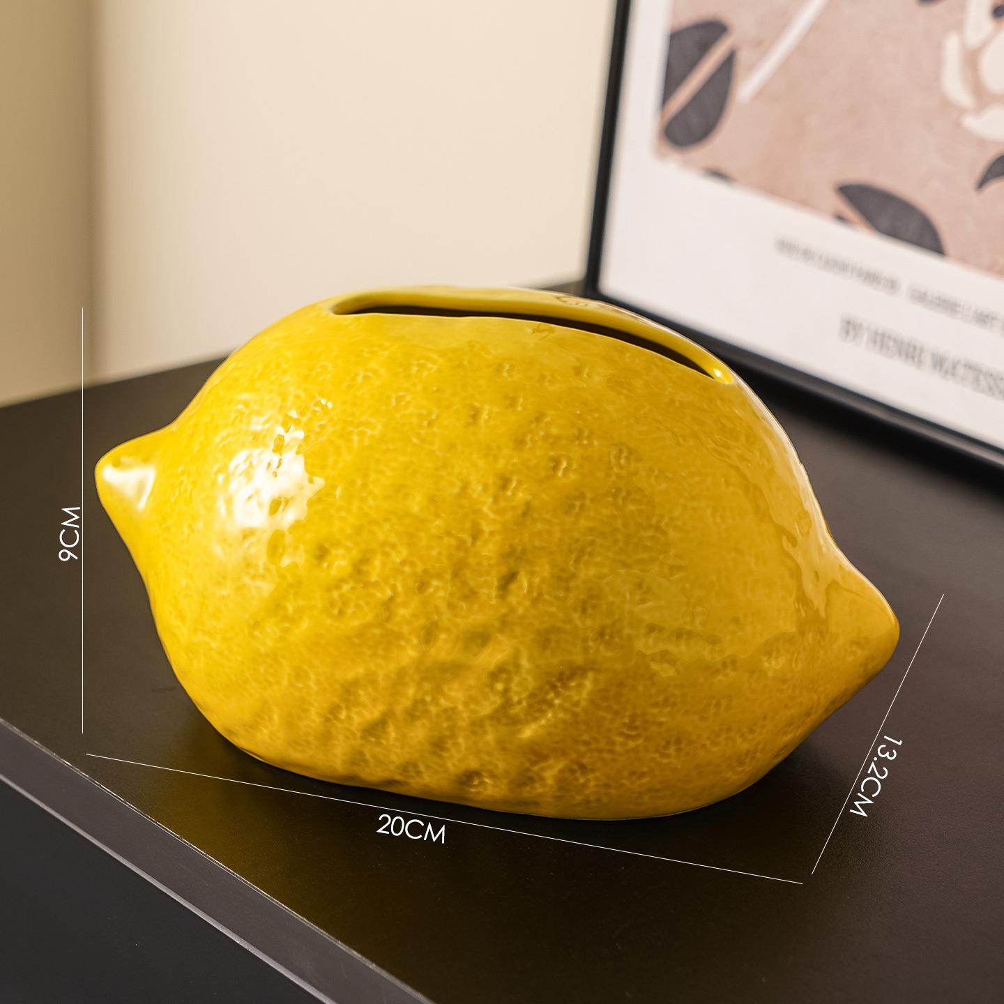 Lemon Shaped Tissue Box Ceramic Aesthetic Home Decor Dopamine Color Desktop Organizer Unique Gift Idea for Living Room Kitchen жовтий
Lemon Shaped Tissue Box Ceramic Aesthetic Home Decor Dopamine Color Desktop Organizer Unique Gift Idea for Living Room Kitchen жовтий