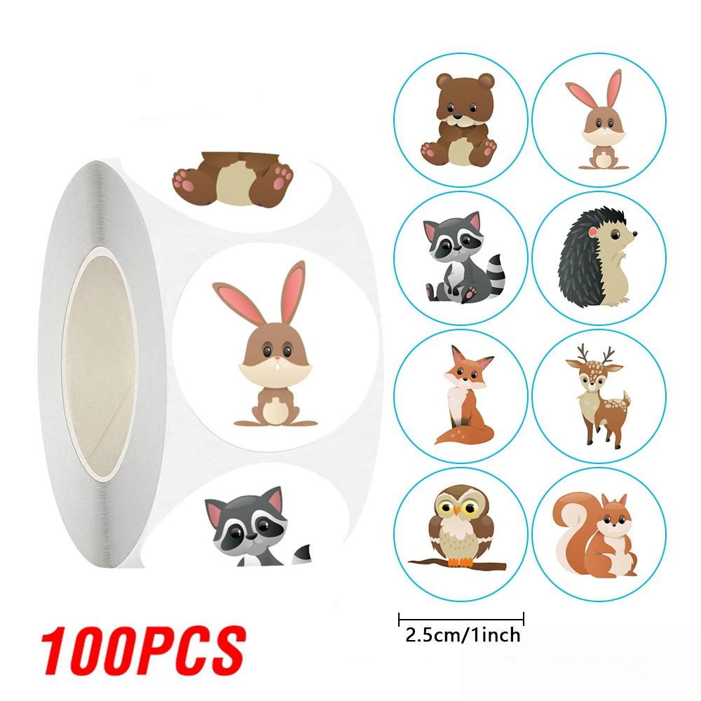 100-500pcs Animal Reward Sticker Cute Cartoon Stickers For Children Holiday Gift Decoration DIY Decorative Sealant Stationery
100-500pcs Animal Reward Sticker Cute Cartoon Stickers For Children Holiday Gift Decoration DIY Decorative Sealant Stationery