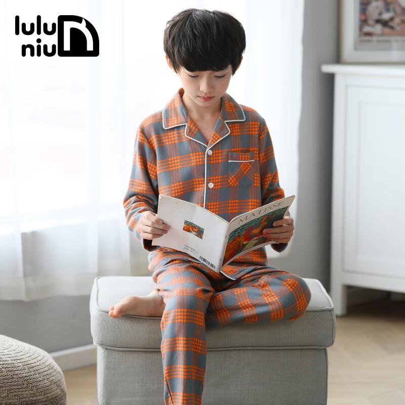 Lulu Niu Boys Pure Cotton Long Sleeve Pajama Set 160(20)
Lulu Niu Boys Pure Cotton Long Sleeve Pajama Set 160(20)