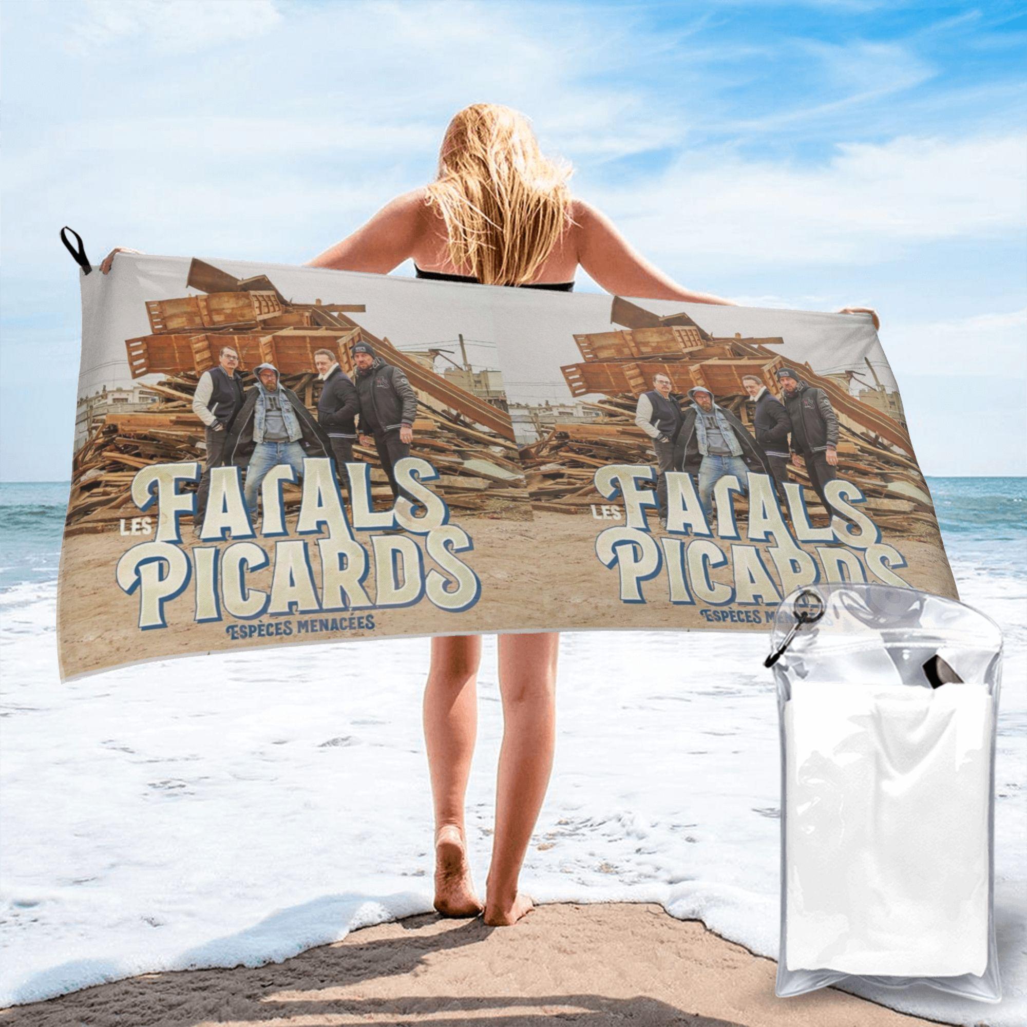 Les Fatals Picards Especes menacees album Beach Towel Soft Microfiber Quick Dry Absorbent Quick Towels For Bath W30*H60(CM)
Les Fatals Picards Especes menacees album Beach Towel Soft Microfiber Quick Dry Absorbent Quick Towels For Bath W30*H60(CM)