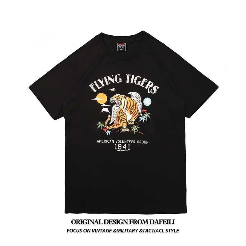 2025 New American Retro Chinese Style Flying Tigers Tiger Short Sleeves Yokosuka Military Fans Wear Mens and Womens Tshirts 4XL
2025 New American Retro Chinese Style Flying Tigers Tiger Short Sleeves Yokosuka Military Fans Wear Mens and Womens Tshirts 4XL