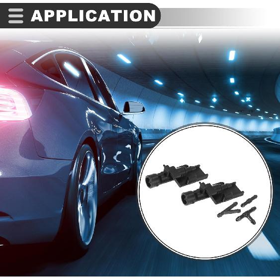 Motoforti Front Windshield Washer Nozzles, for Honda CR-V 2012-2016, Plastic, with Hose Connector, Black, 5pcs
Motoforti Front Windshield Washer Nozzles, for Honda CR-V 2012-2016, Plastic, with Hose Connector, Black, 5pcs