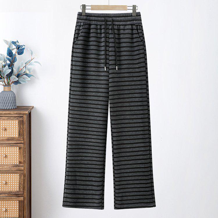 Striped and Plaid Straight-Leg Trousers with Drawstring for Middle-Aged Women 3XL (~110-130 jin)
Striped and Plaid Straight-Leg Trousers with Drawstring for Middle-Aged Women 3XL (~110-130 jin)