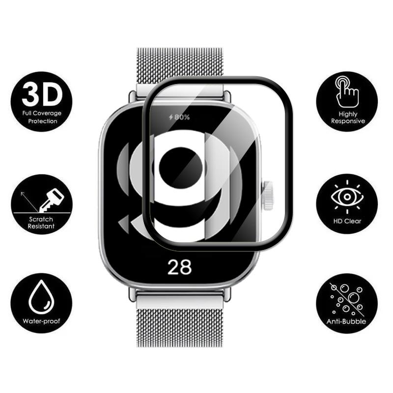 2 шт. 9D мягкая защитная пленка из стекловолокна для Xiaomi Redmi Watch 4 3 Active Smart Watch полное покрытие Защитная пленка для экрана Redmi Watch 4
2 шт. 9D мягкая защитная пленка из стекловолокна для Xiaomi Redmi Watch 4 3 Active Smart Watch полное покрытие Защитная пленка для экрана Redmi Watch 4