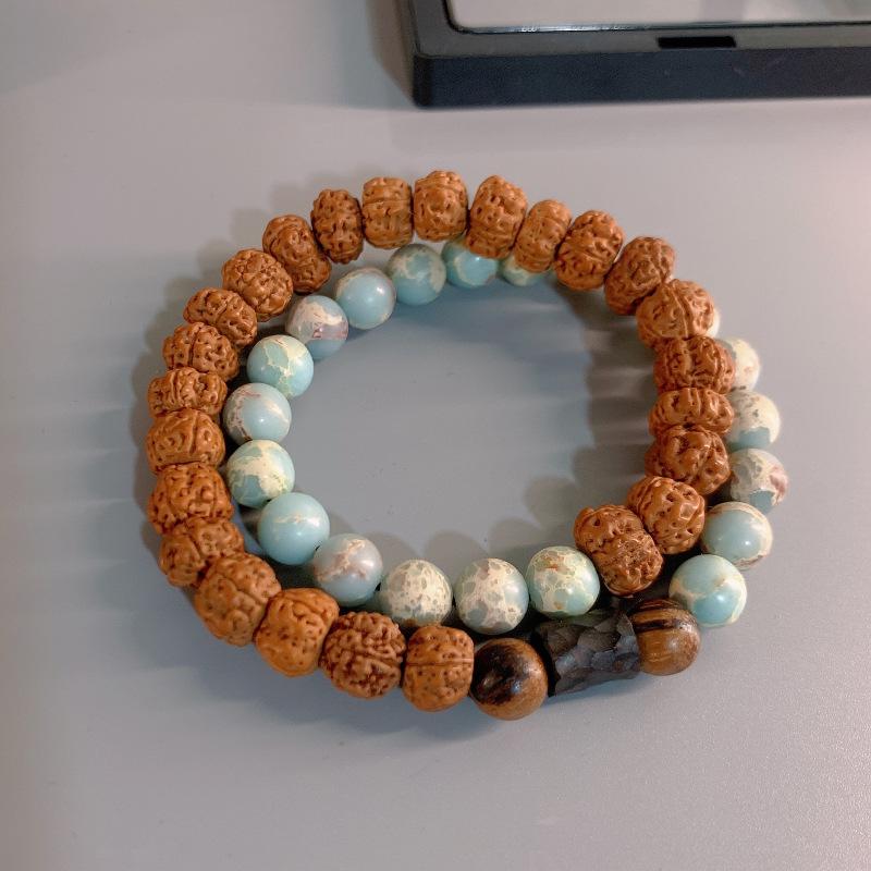 JYL TS Bracelet Eye Style Enhances Wisdom & Prosperity King Kong Double Layer зірка команди синій колір
JYL TS Bracelet Eye Style Enhances Wisdom & Prosperity King Kong Double Layer зірка команди синій колір