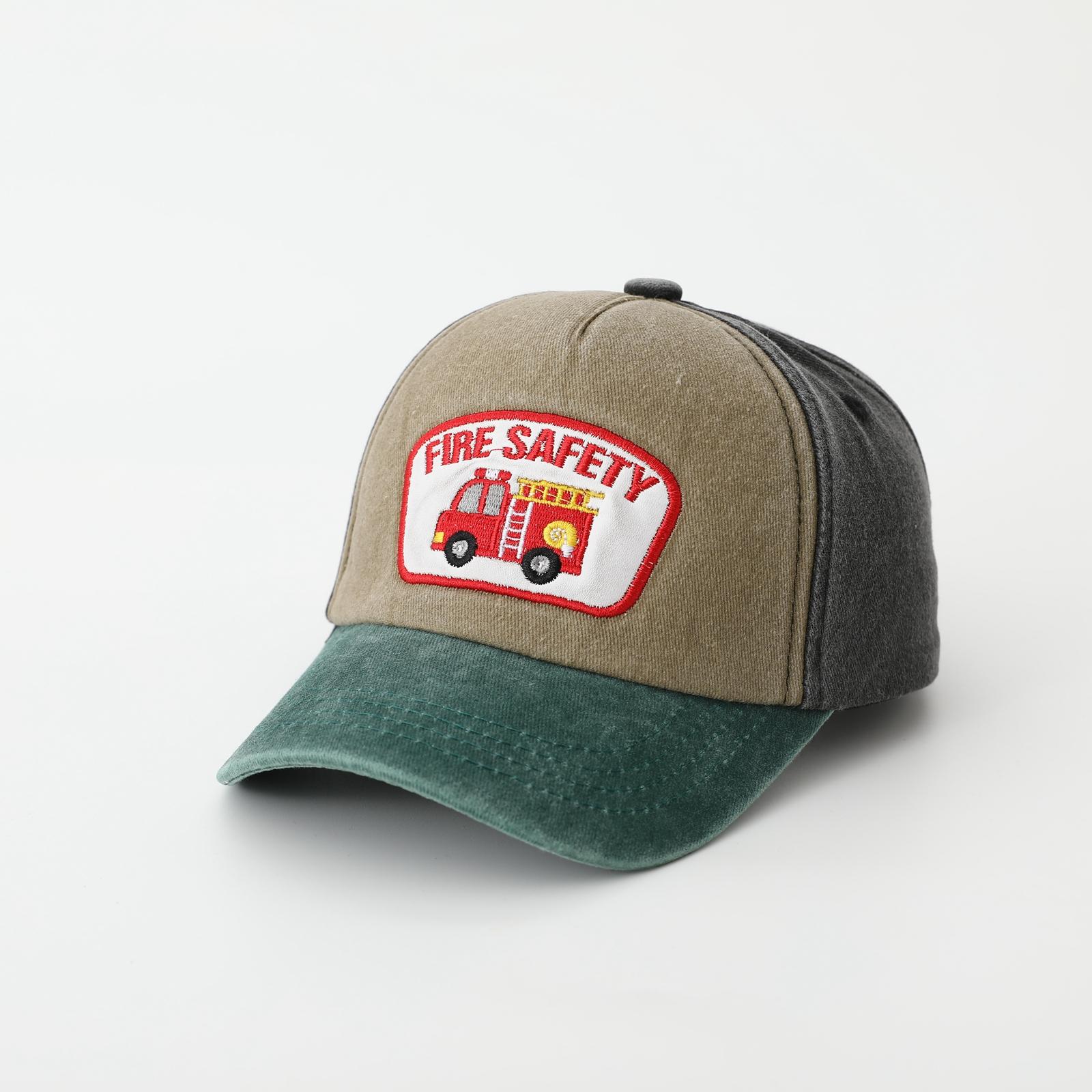Fashionable casual patchwork washed children s baseball cap with appliqués and embroidered cartoon fire engine sun hat One Size
Fashionable casual patchwork washed children s baseball cap with appliqués and embroidered cartoon fire engine sun hat One Size