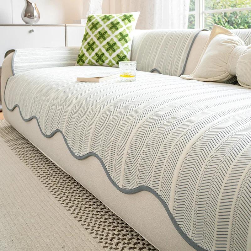 Irregular Summer Sofa Cover Cool Feeling Couch Covers Anti Slip Sofas Towel Light Luxury Corner Couch Mat Living Room 1pc 45x45pillowcase
Irregular Summer Sofa Cover Cool Feeling Couch Covers Anti Slip Sofas Towel Light Luxury Corner Couch Mat Living Room 1pc 45x45pillowcase