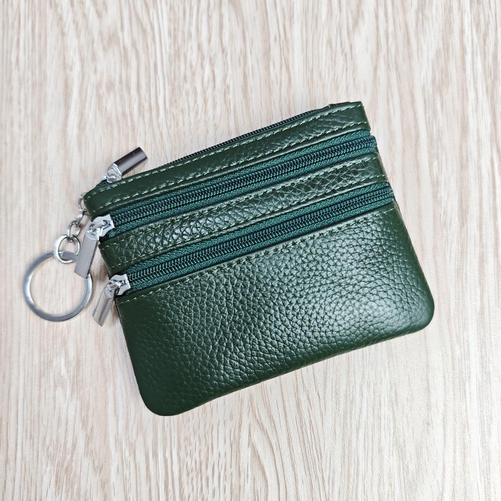Стильний шкіряний гаманець-кисет на блискавці для монет та ключів - Жіночий багатофункціональний тримач для карток
Стильний шкіряний гаманець-кисет на блискавці для монет та ключів - Жіночий багатофункціональний тримач для карток
