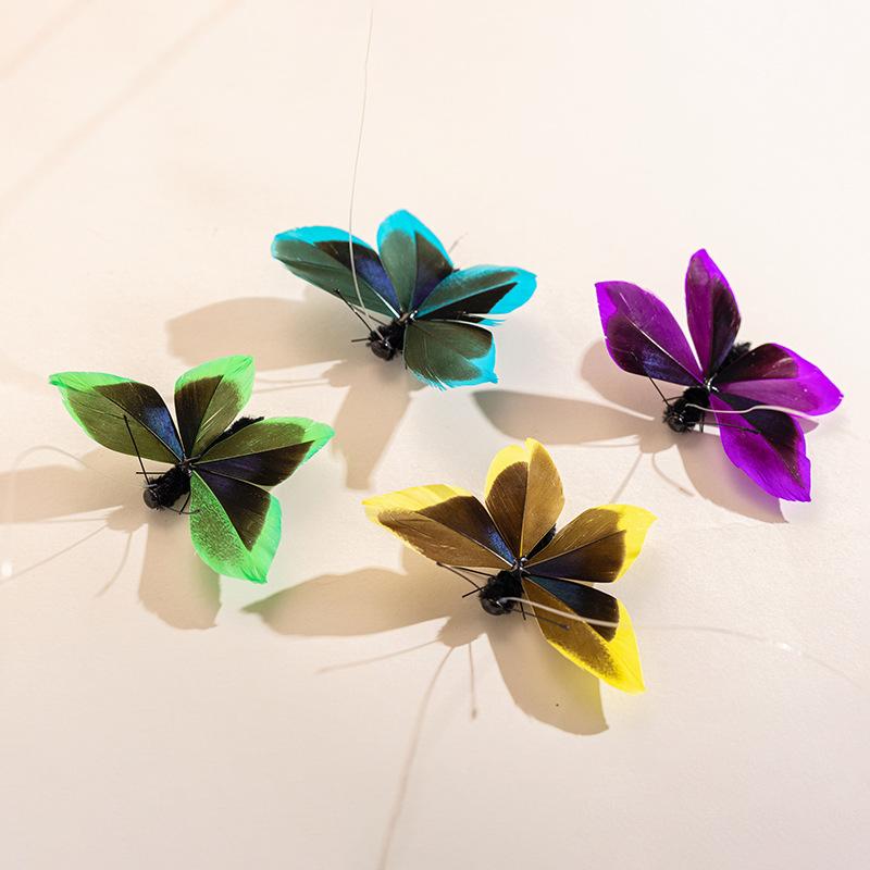 4pcs Artificial Butterfly Feather Cat Teaser Stick Change Heads Cat Pet Toy
4pcs Artificial Butterfly Feather Cat Teaser Stick Change Heads Cat Pet Toy