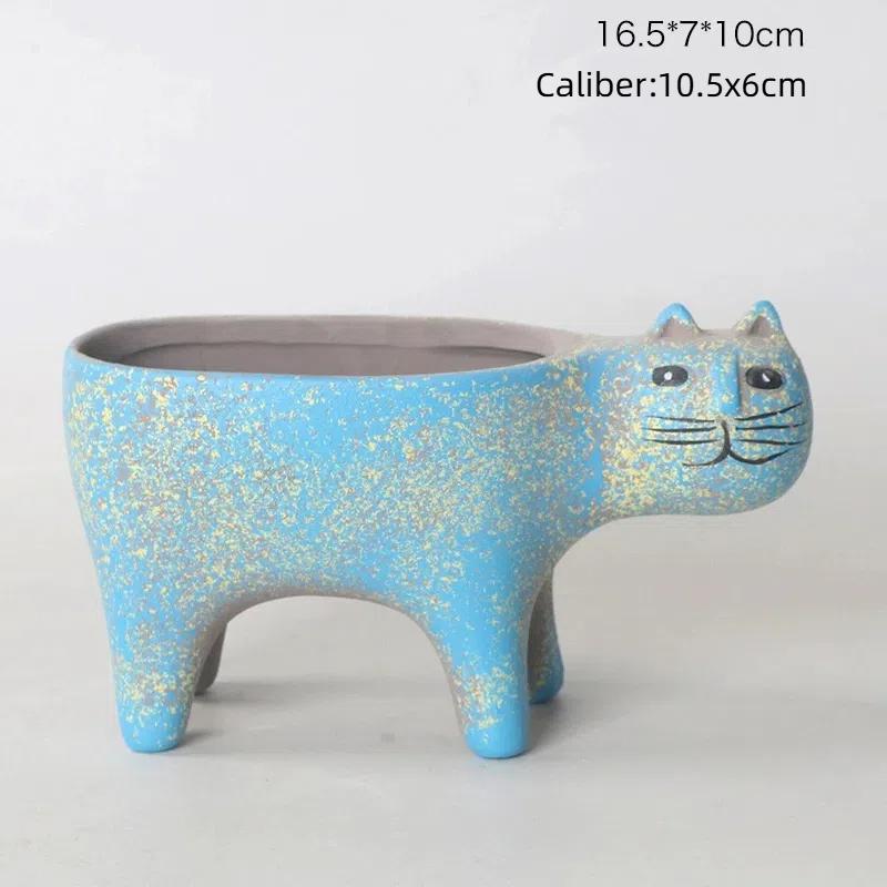 Керамический горшок для суккулентов в виде милого кота – цветочный горшок для животных для кактусов и украшения стола D
Керамический горшок для суккулентов в виде милого кота – цветочный горшок для животных для кактусов и украшения стола D