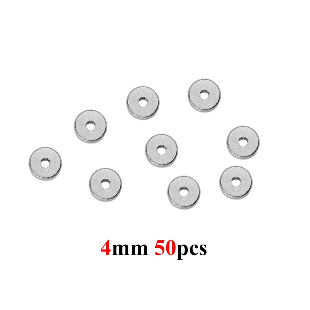 20/50Pcs 4mm 5mm 6mm 8mm Stainless Steel Round Flat Spacer Beads Loose Beads for DIY Bracelet Necklaces Jewelry Making Supplies
20/50Pcs 4mm 5mm 6mm 8mm Stainless Steel Round Flat Spacer Beads Loose Beads for DIY Bracelet Necklaces Jewelry Making Supplies