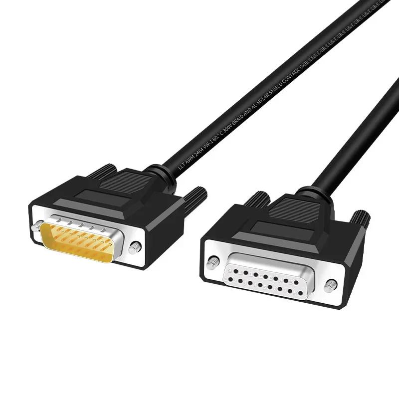 Промисловий DB15 28AWG Екранований Кабель Чиста Мідь Штекер-Гніздо 15-контактний Паралельний Послідовний Подовжувач 2 Ряди Розпіновка 300В 0.5 Meter
Промисловий DB15 28AWG Екранований Кабель Чиста Мідь Штекер-Гніздо 15-контактний Паралельний Послідовний Подовжувач 2 Ряди Розпіновка 300В 0.5 Meter